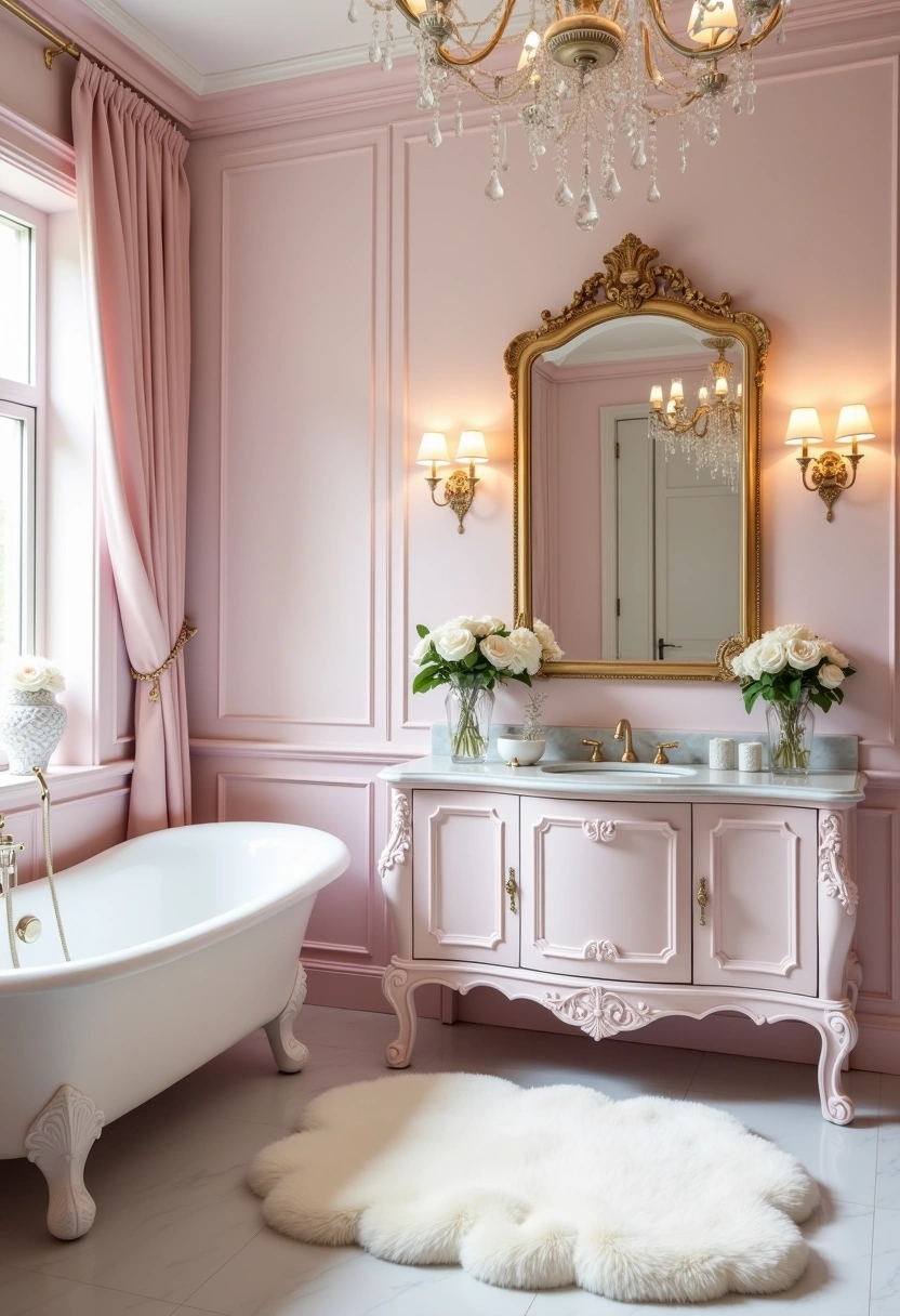 aesthetic girly bathroom ideas 14