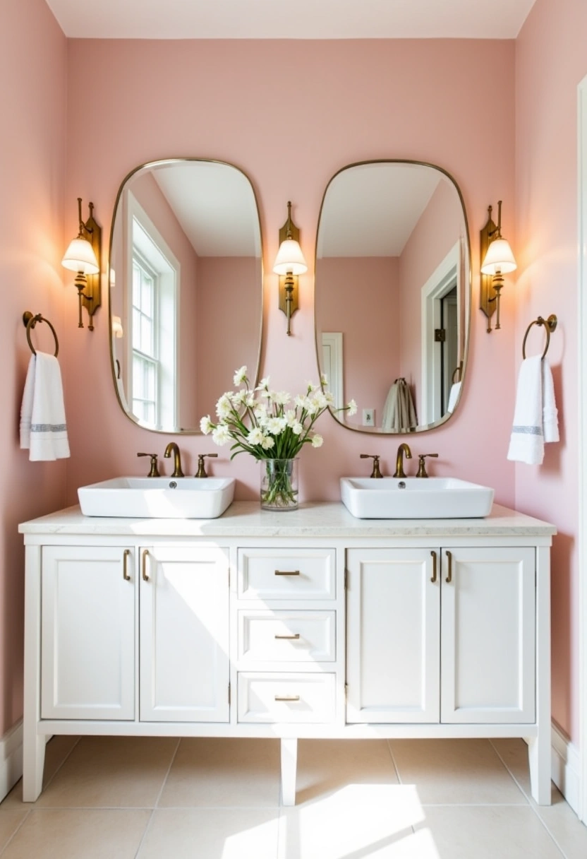 aesthetic girly bathroom ideas 16