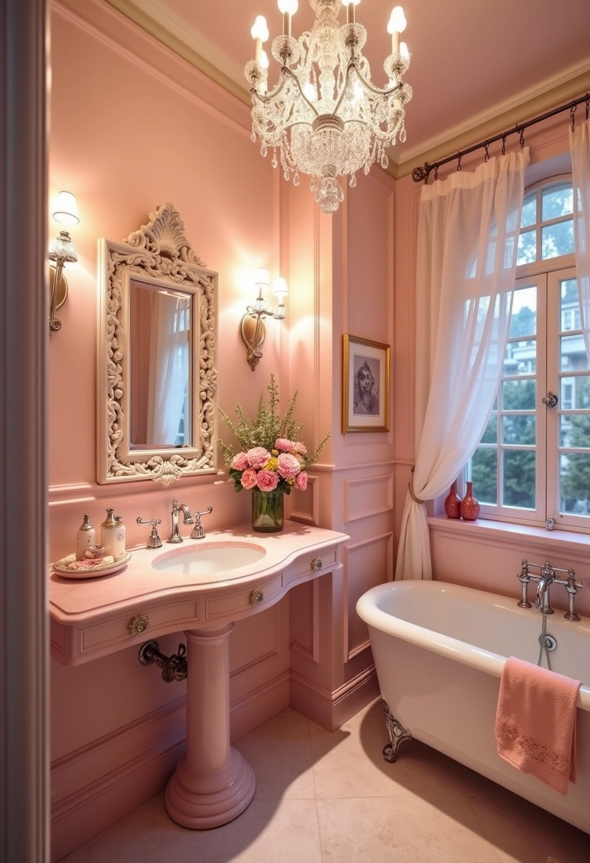 aesthetic girly bathroom ideas 6