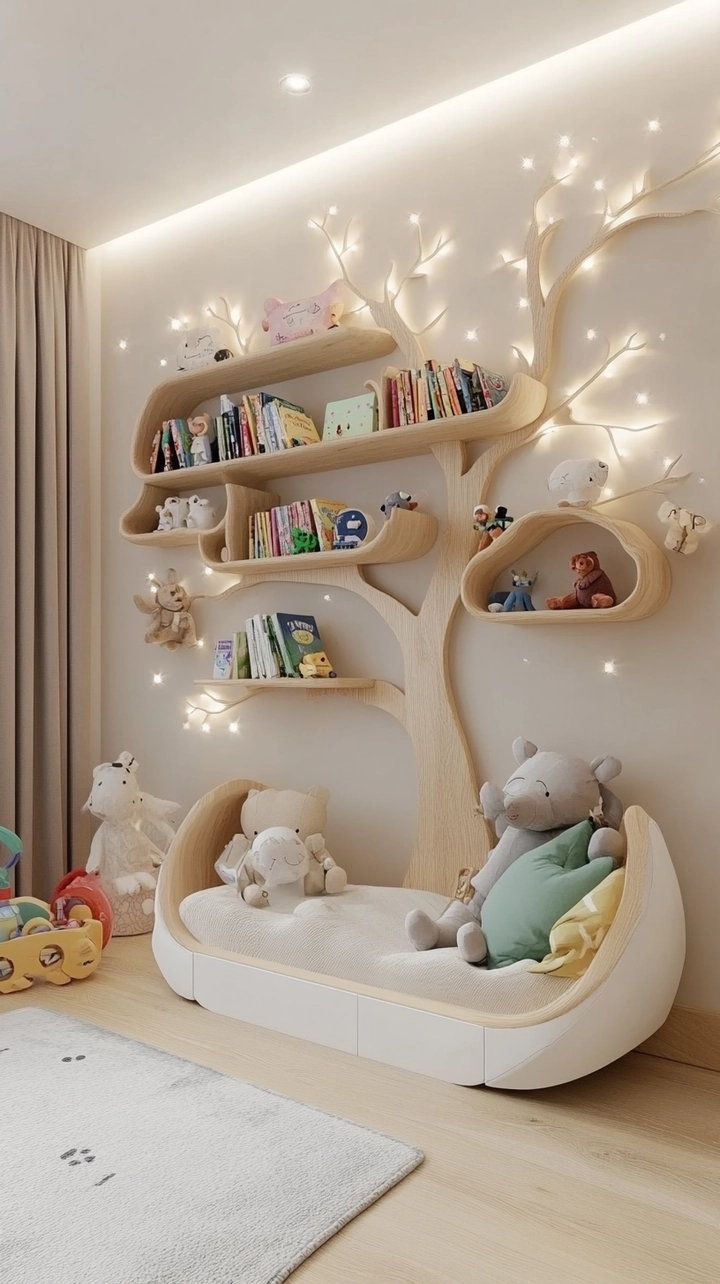 baby room bookshelf ideas 10