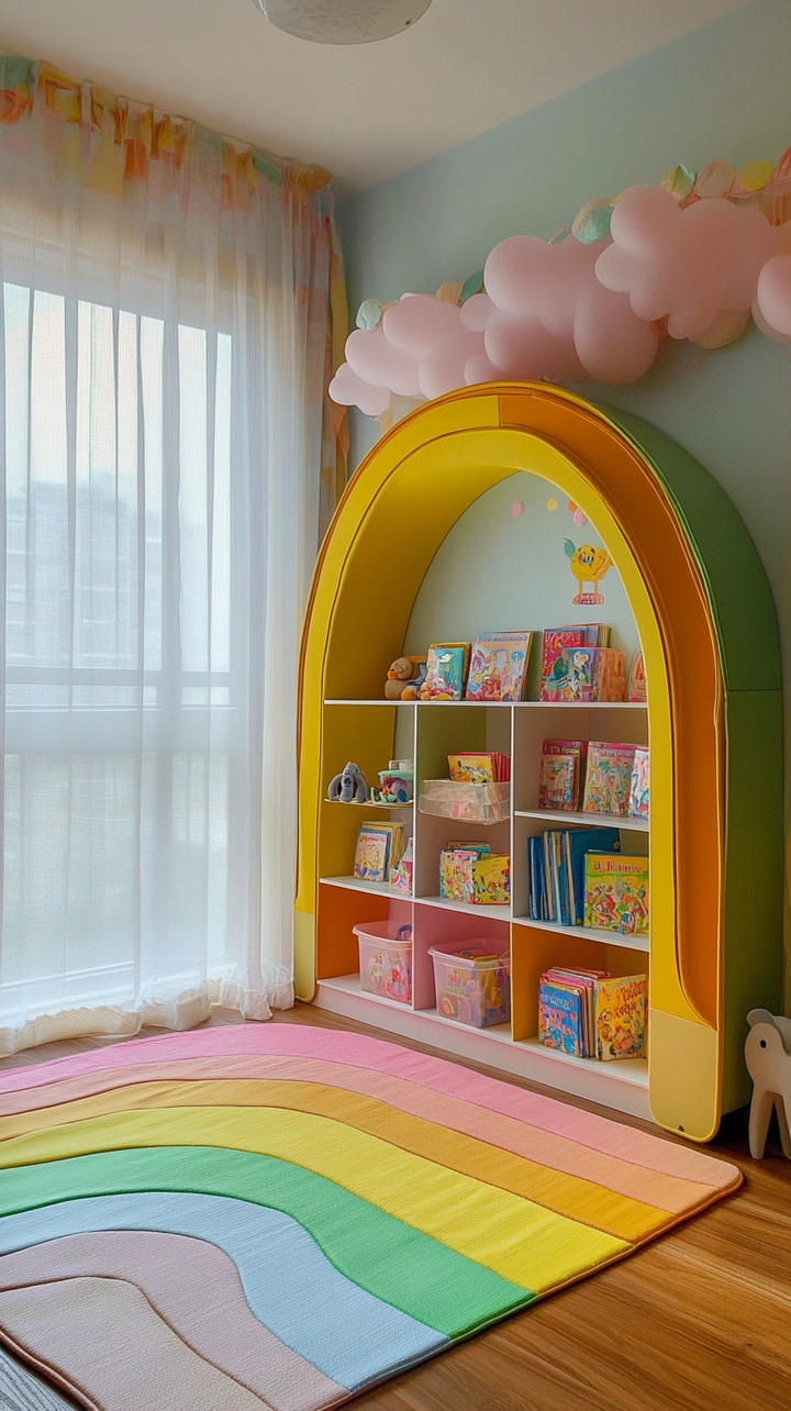 baby room bookshelf ideas 17