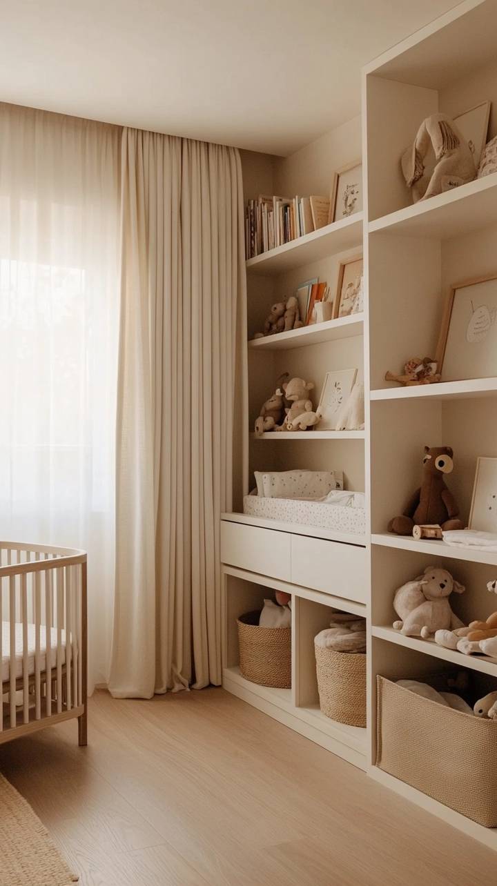 baby room bookshelf ideas 19