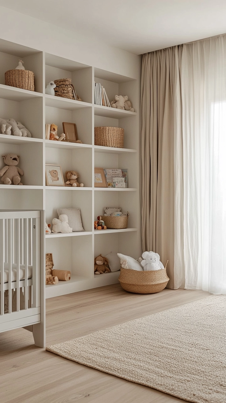 baby room bookshelf ideas 22