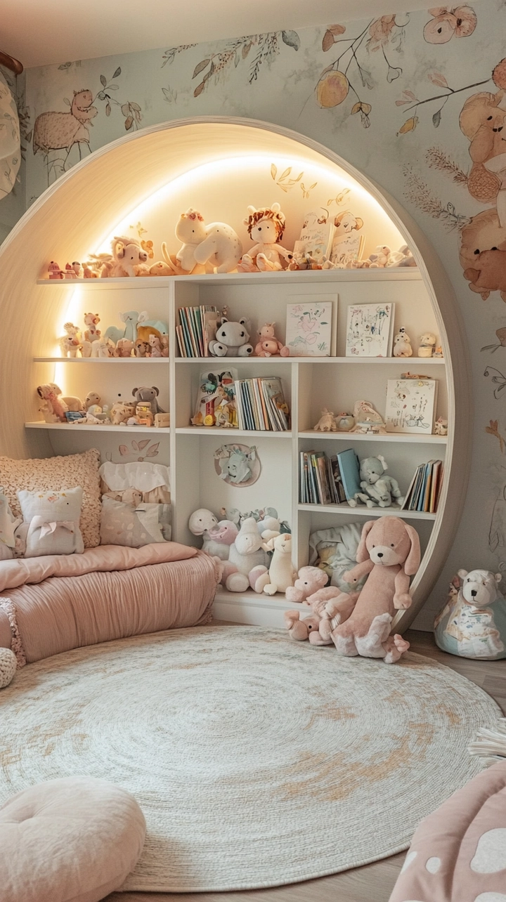 baby room bookshelf ideas 23