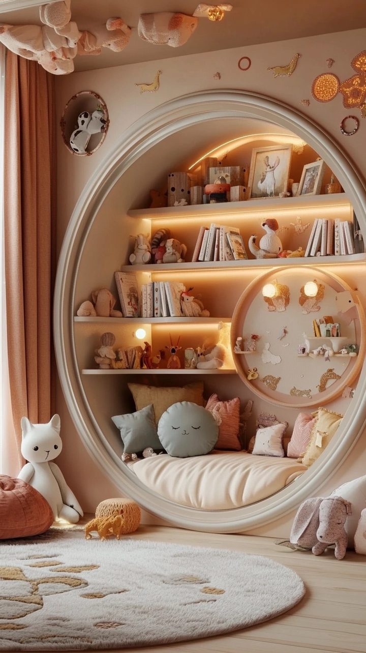 baby room bookshelf ideas 29