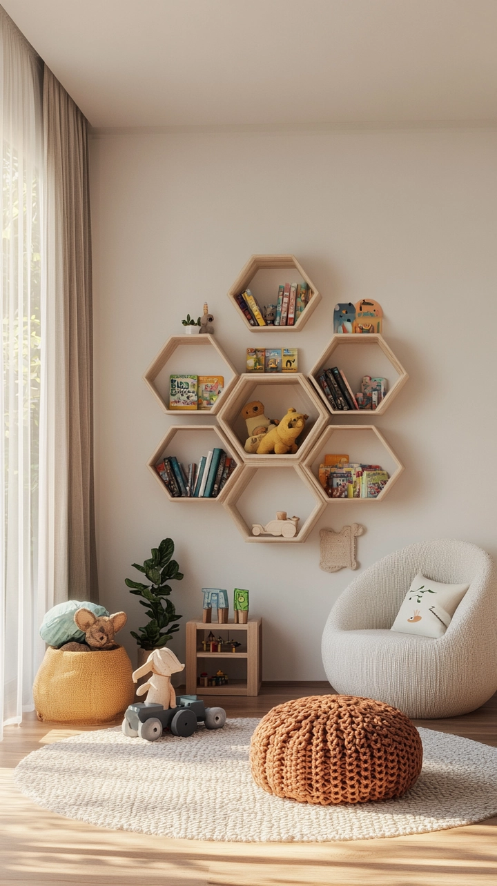 baby room bookshelf ideas 32