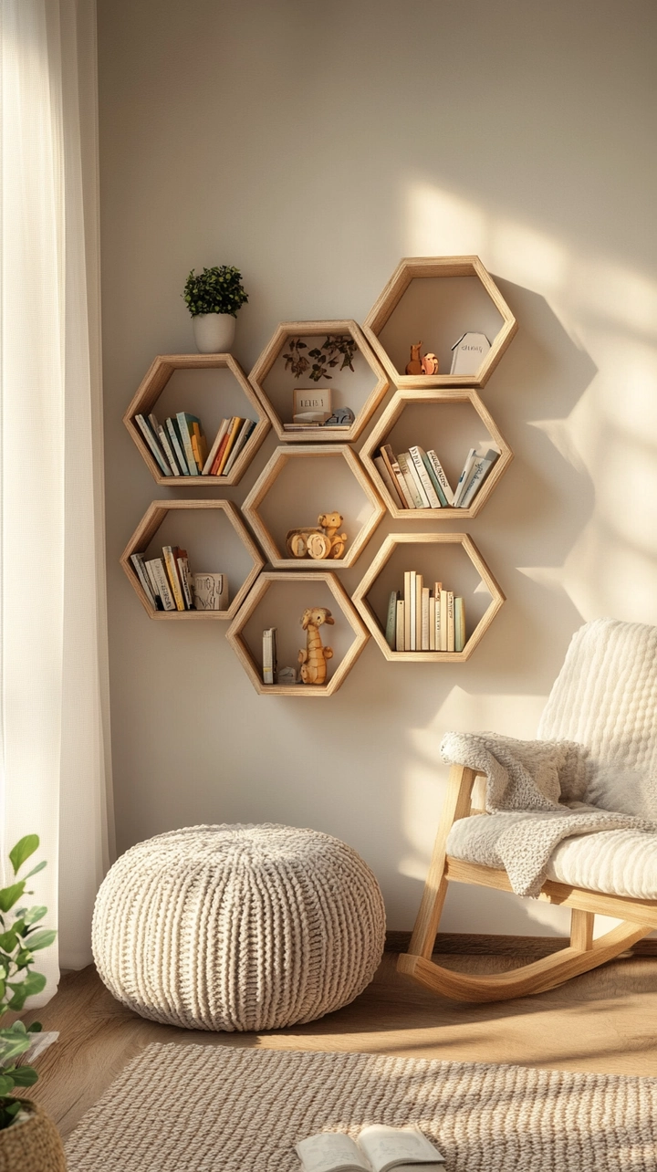 baby room bookshelf ideas 37