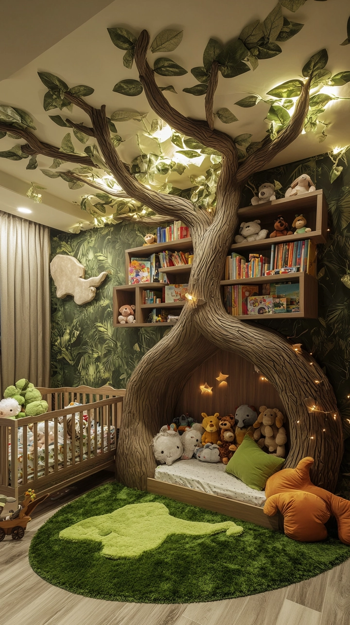 baby room bookshelf ideas 38