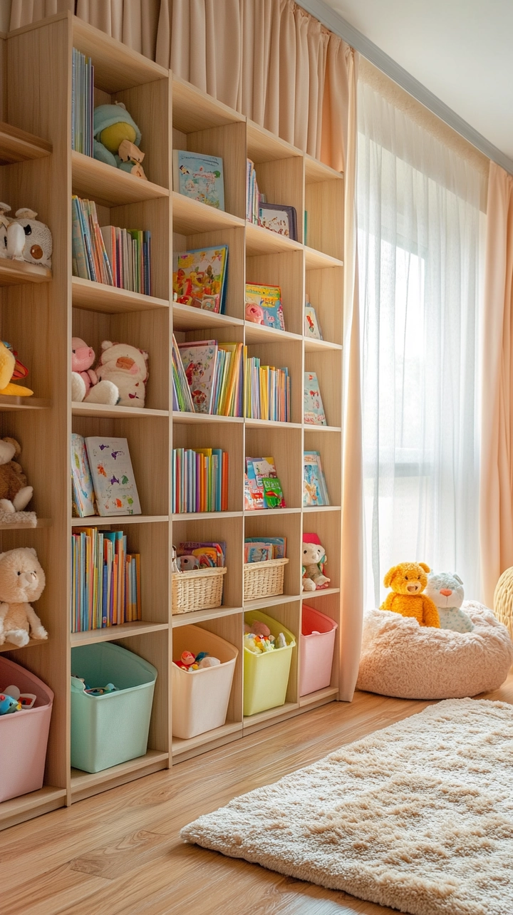 baby room bookshelf ideas 4