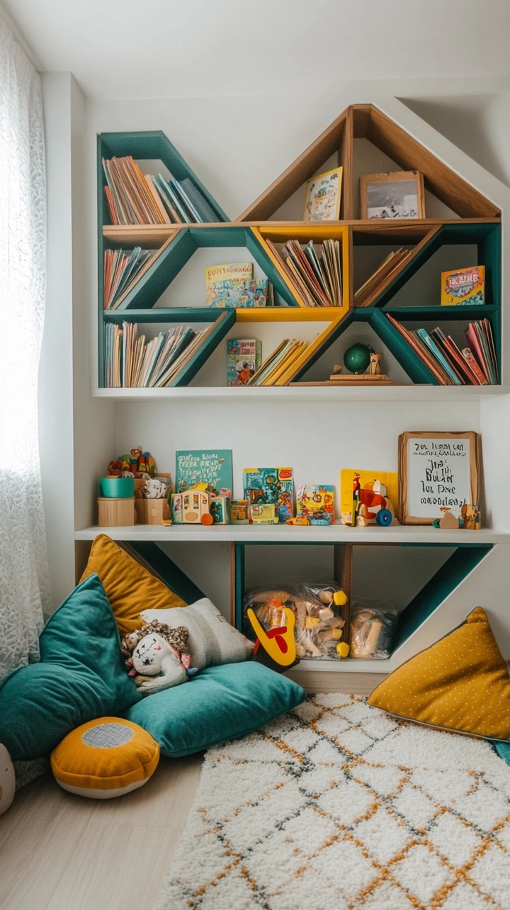 baby room bookshelf ideas 48