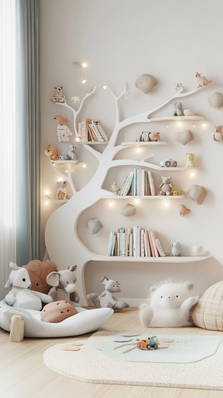 baby room bookshelf ideas 5