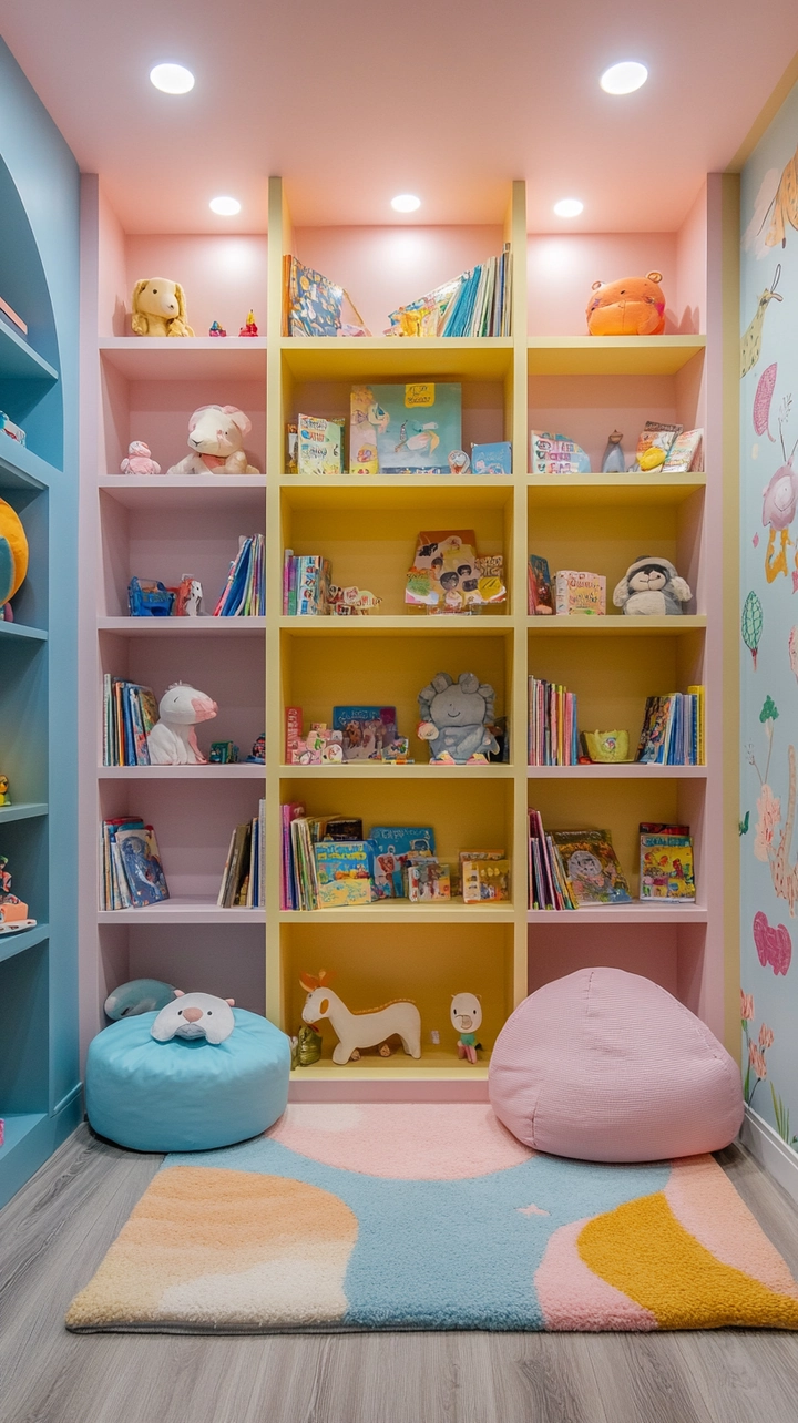 baby room bookshelf ideas 51