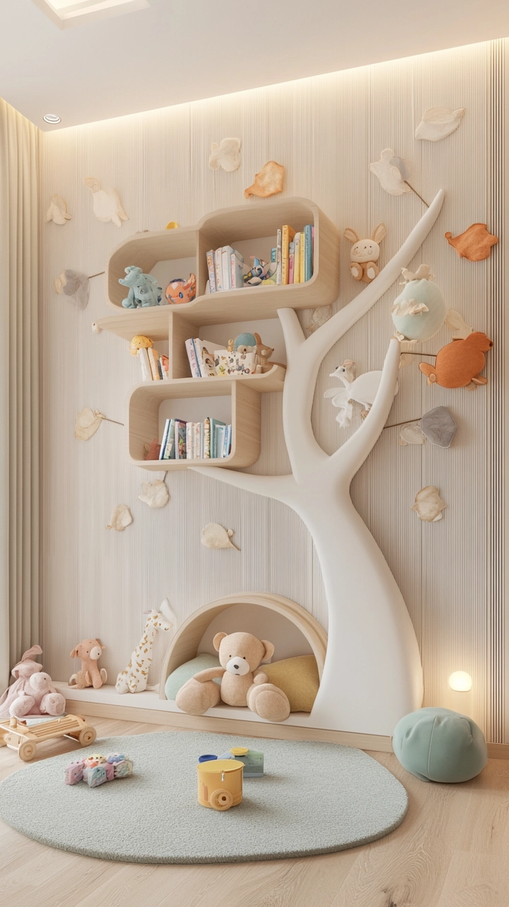 baby room bookshelf ideas 7