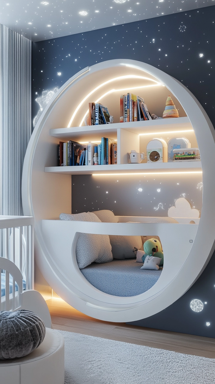 baby room bookshelf ideas 72