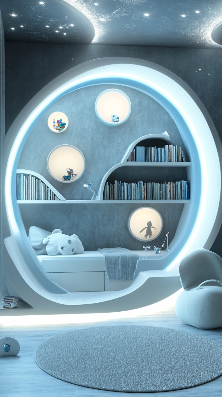 baby room bookshelf ideas 74