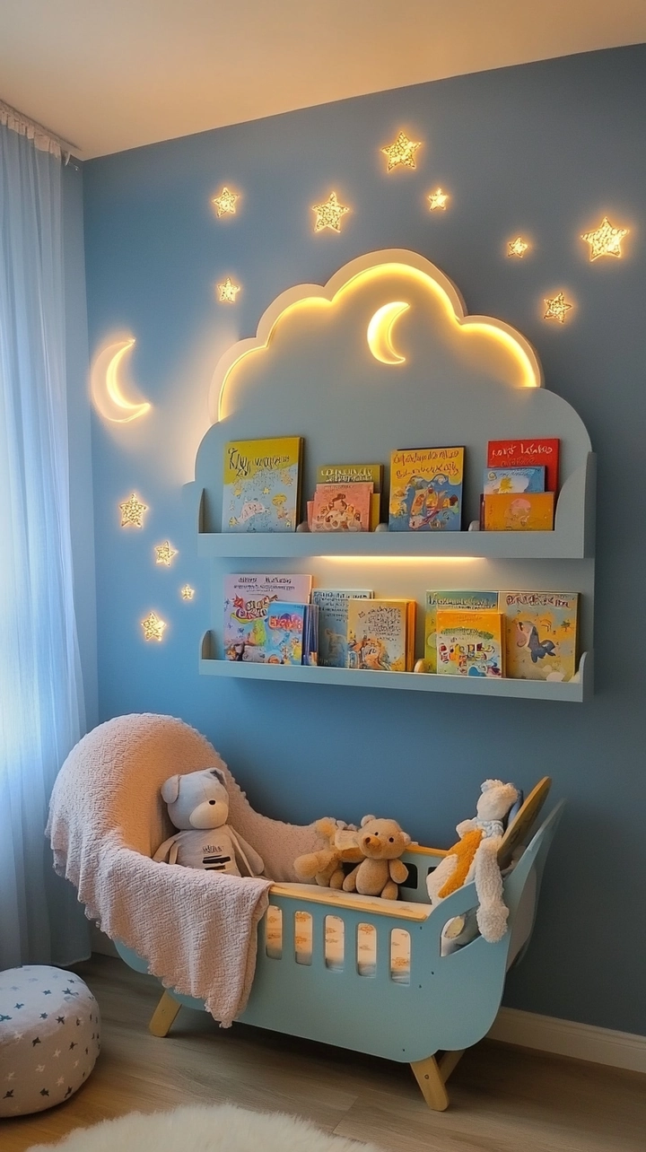 baby room bookshelf ideas 9