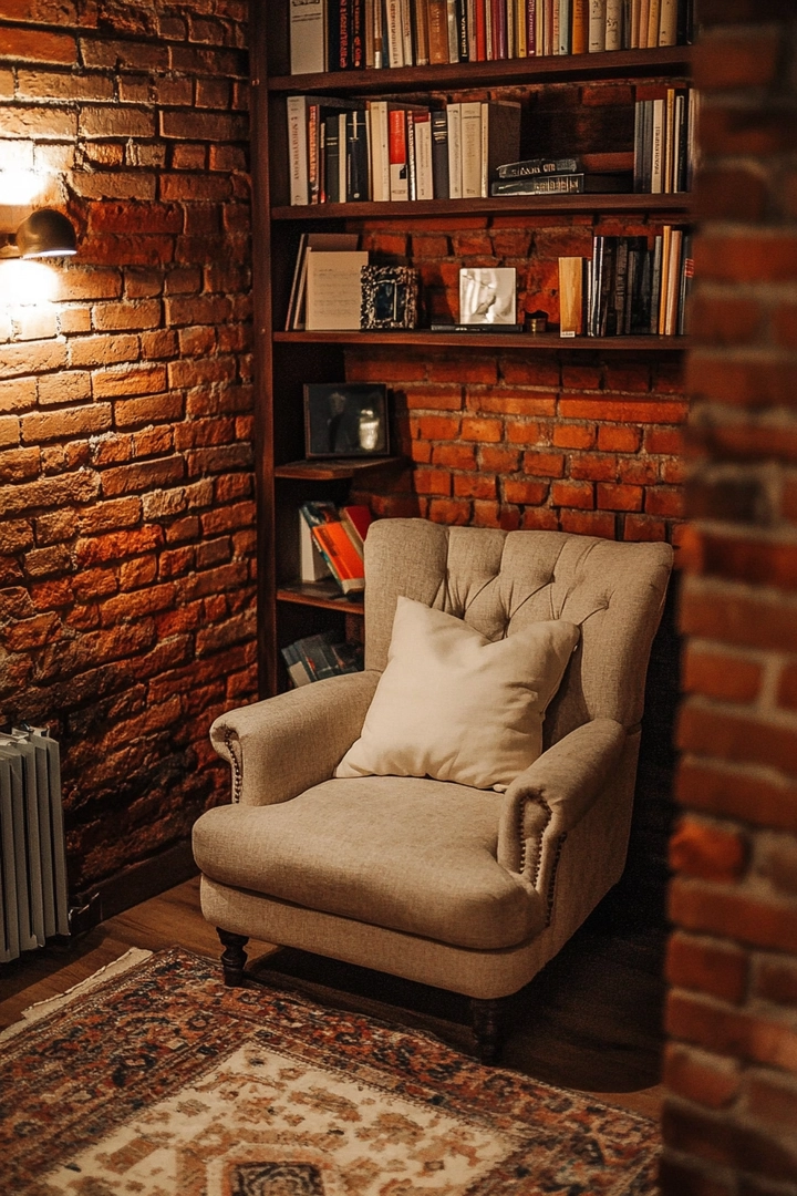 basement brick wall ideas 22