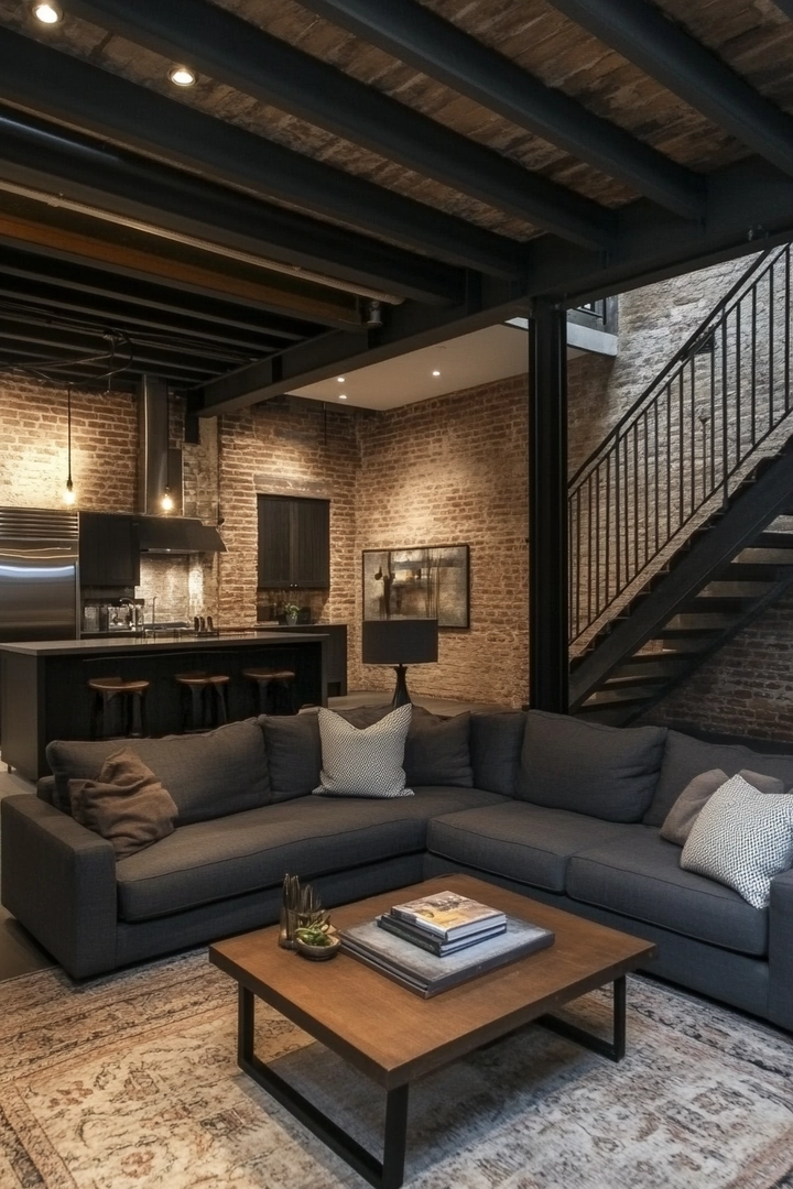 basement brick wall ideas 35