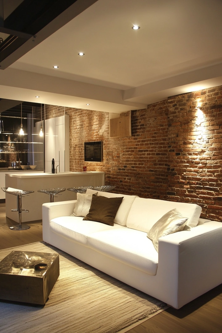 basement brick wall ideas 5