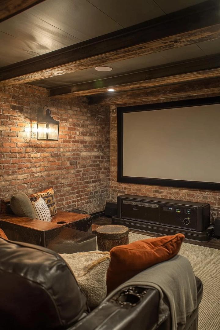 basement brick wall ideas 50