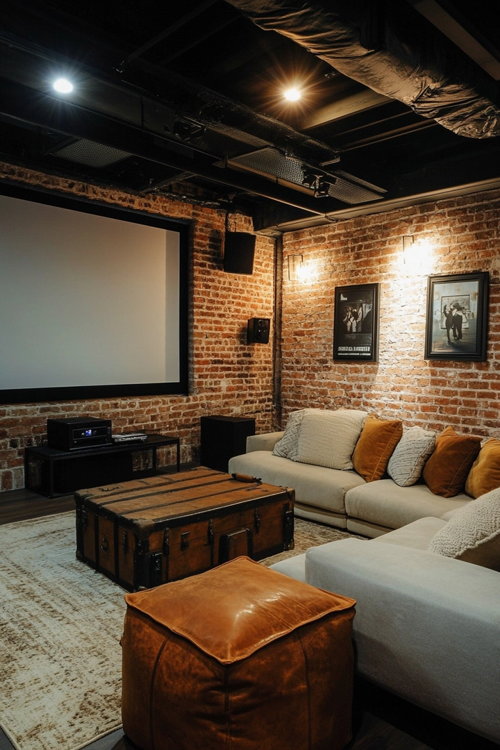 basement brick wall ideas 52