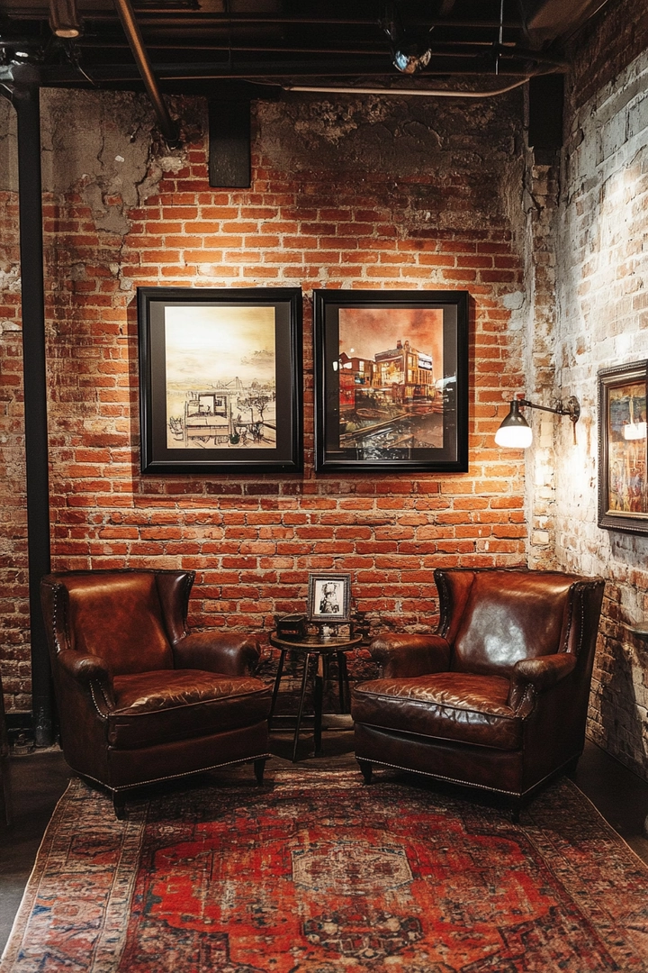 basement brick wall ideas 62