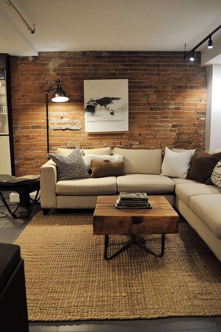 basement brick wall ideas 70