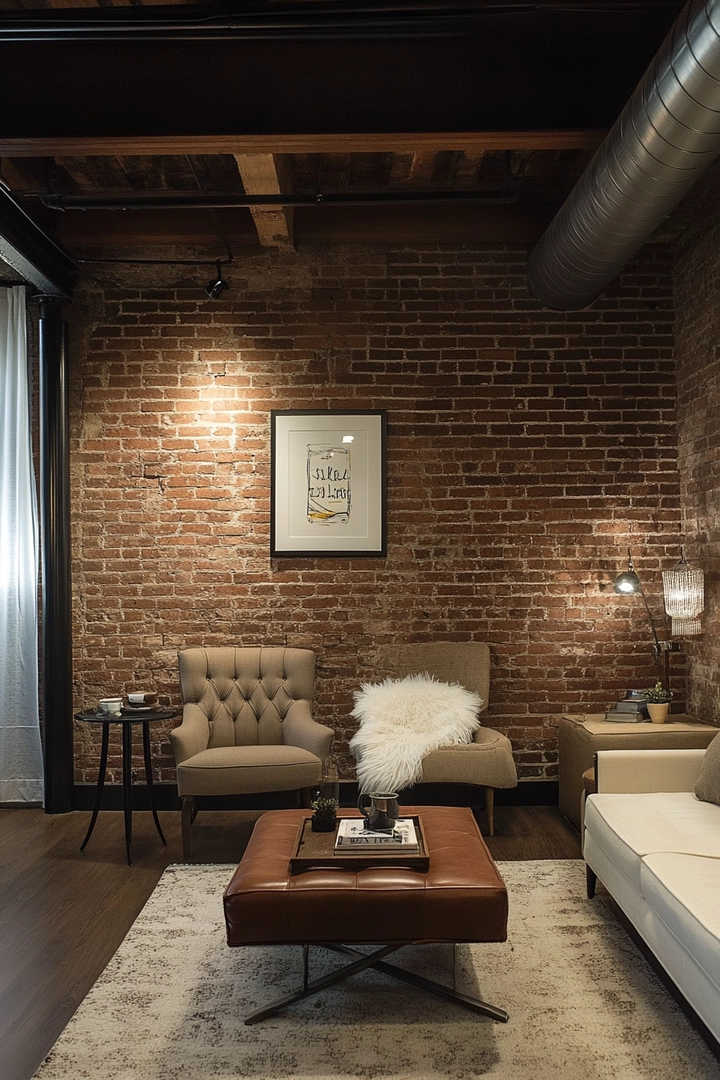 basement brick wall ideas 78