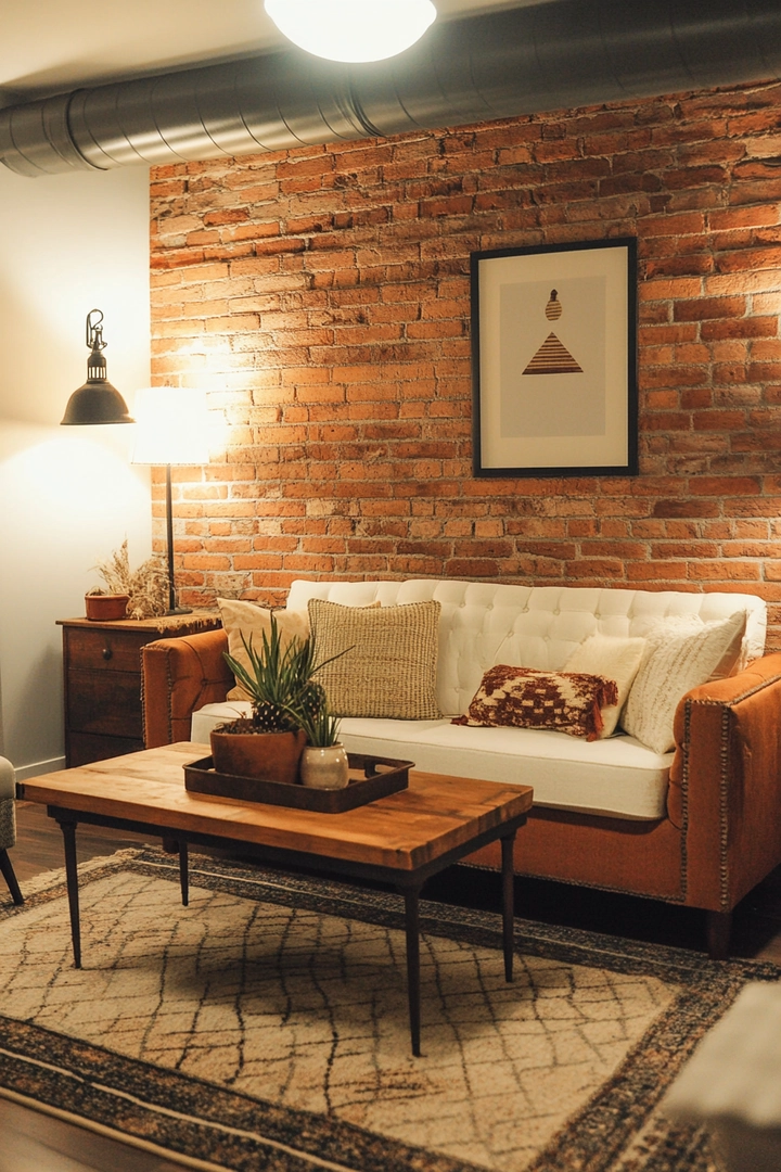 basement brick wall ideas 80