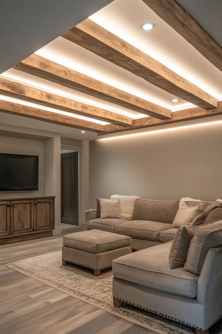 basement ceiling ideas 1