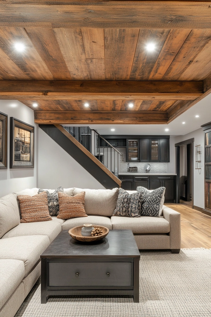 basement ceiling ideas 31