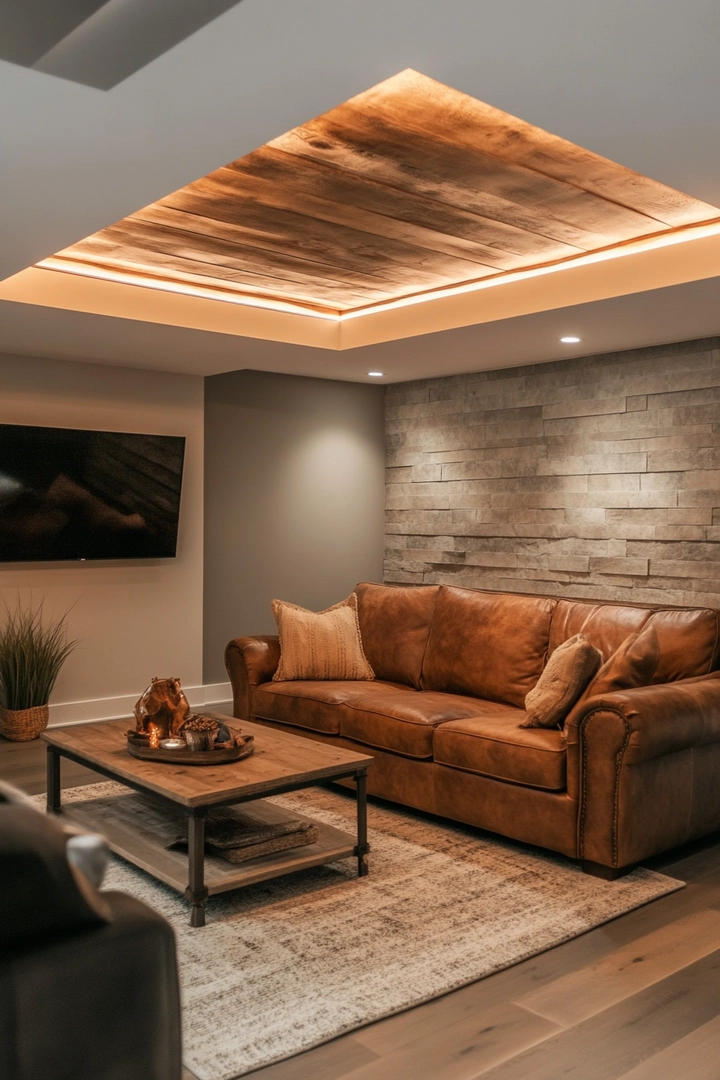 basement ceiling ideas 70