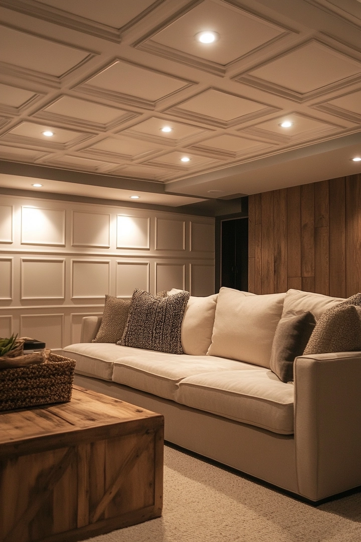 basement drop ceiling ideas 4