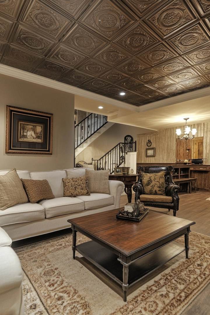 basement drop ceiling ideas 54