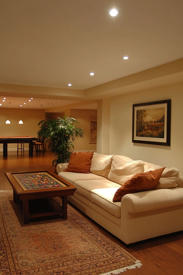 basement family room ideas 57