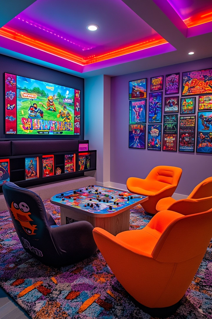 basement game room ideas 70