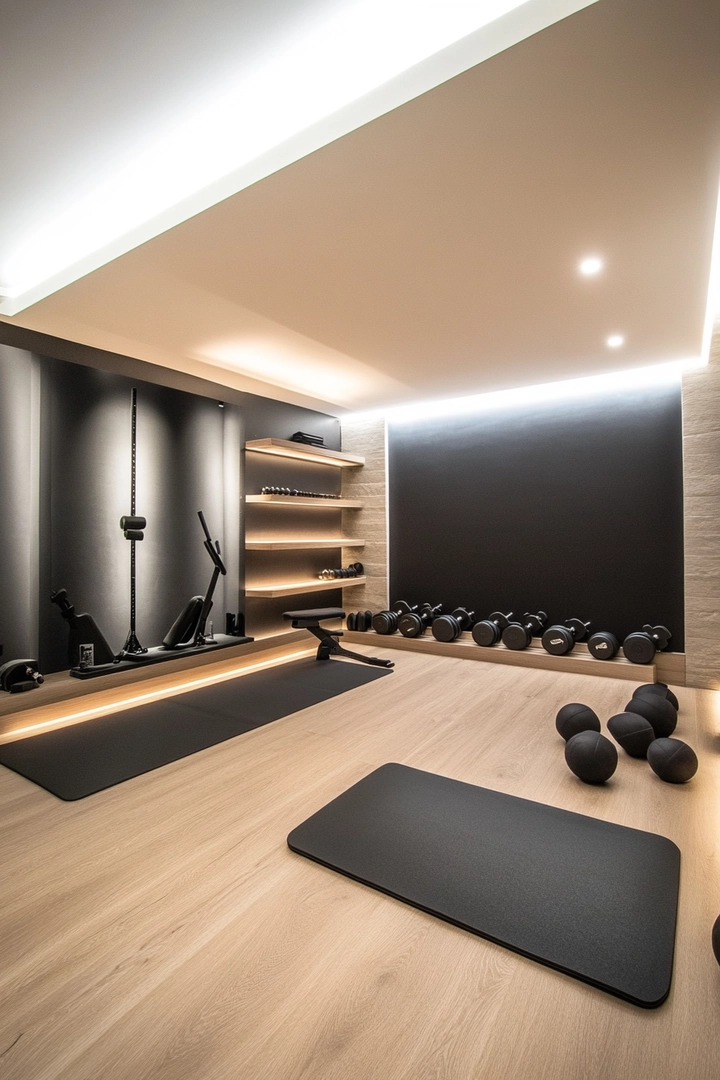 basement gym ideas 22