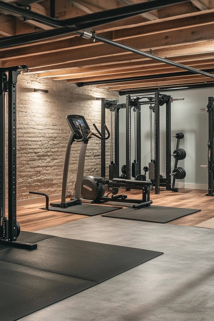 basement gym ideas 34