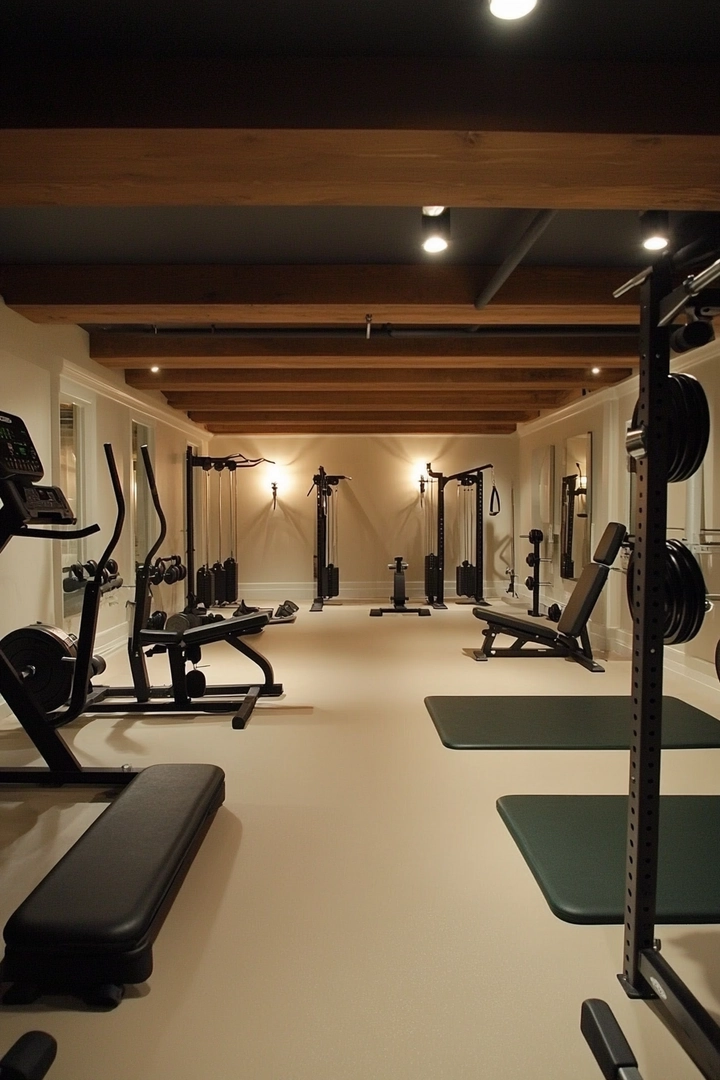 basement gym ideas 36