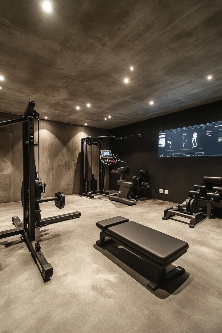 basement gym ideas 56