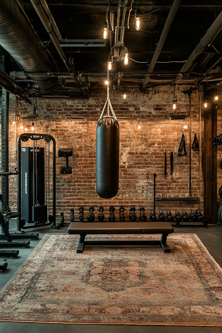 basement gym ideas 57