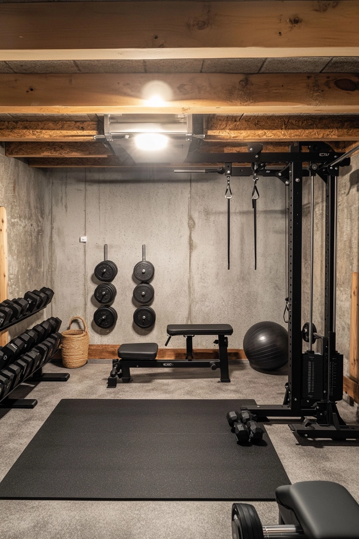 basement gym ideas 6