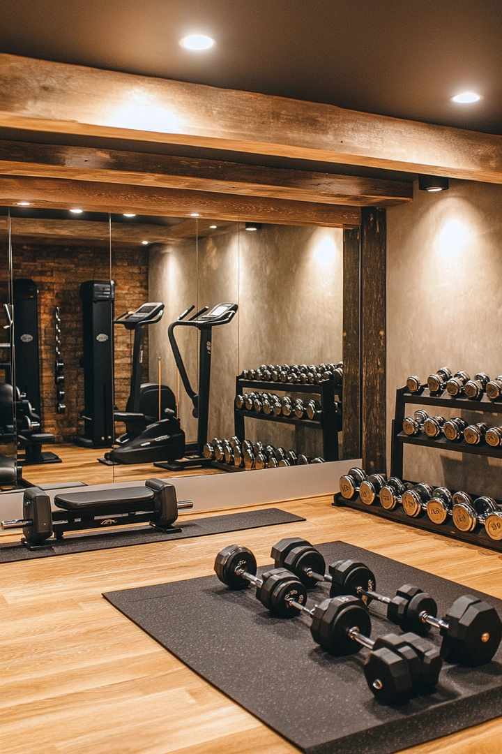 basement gym ideas 61