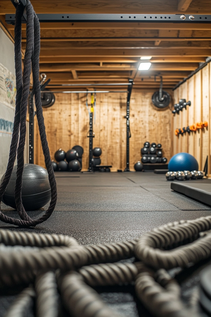 basement gym ideas 69