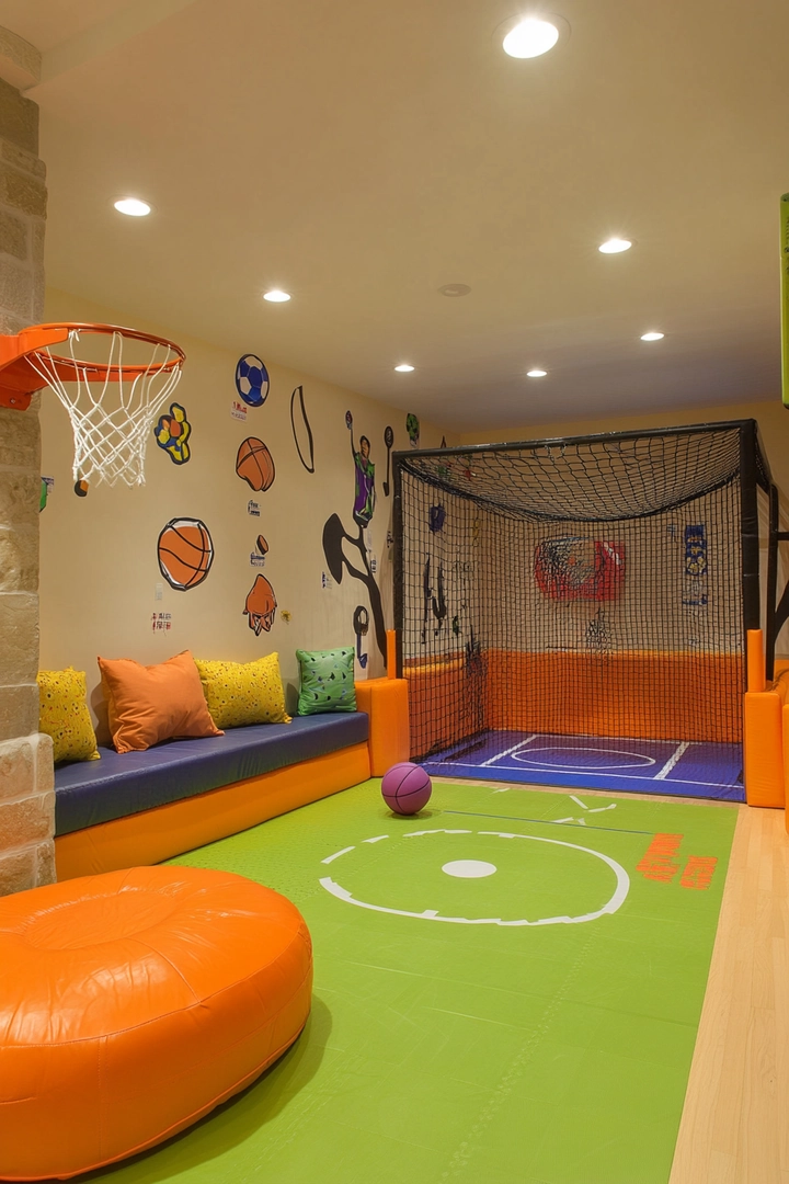 basement ideas for kids 17