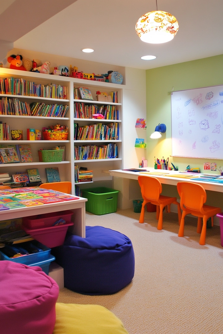 basement ideas for kids 31