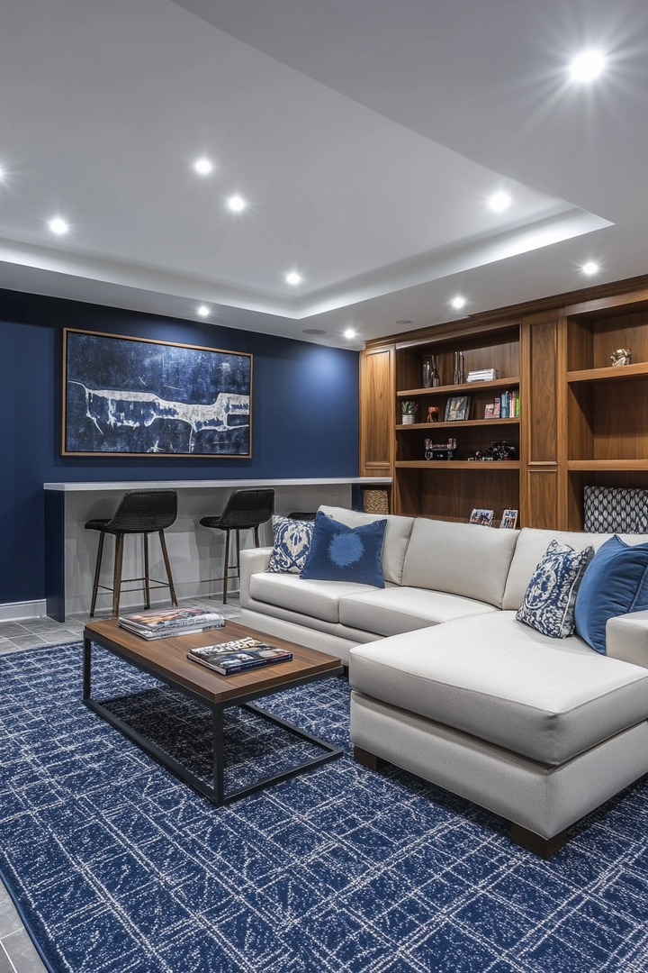 basement ideas with carpet 7