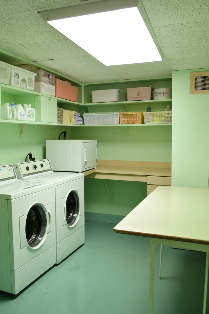 basement laundry room ideas 57