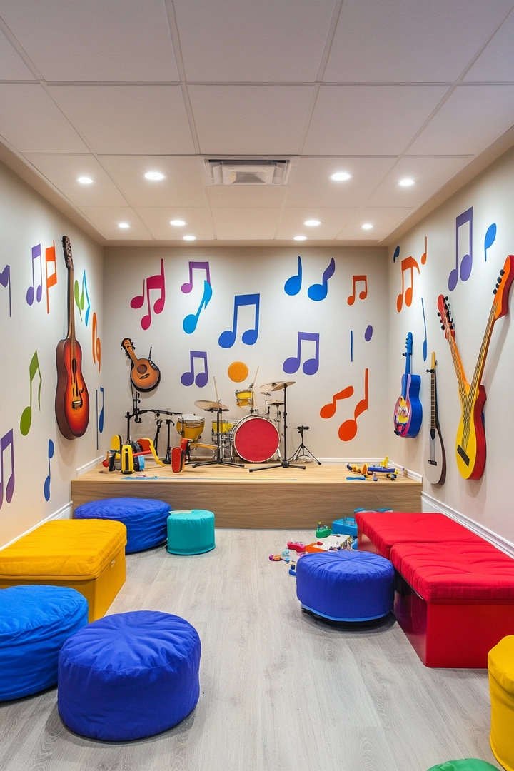 basement playroom ideas 45