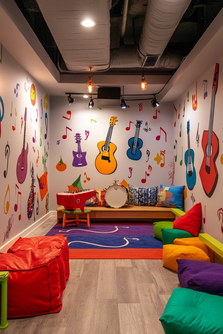 basement playroom ideas 47